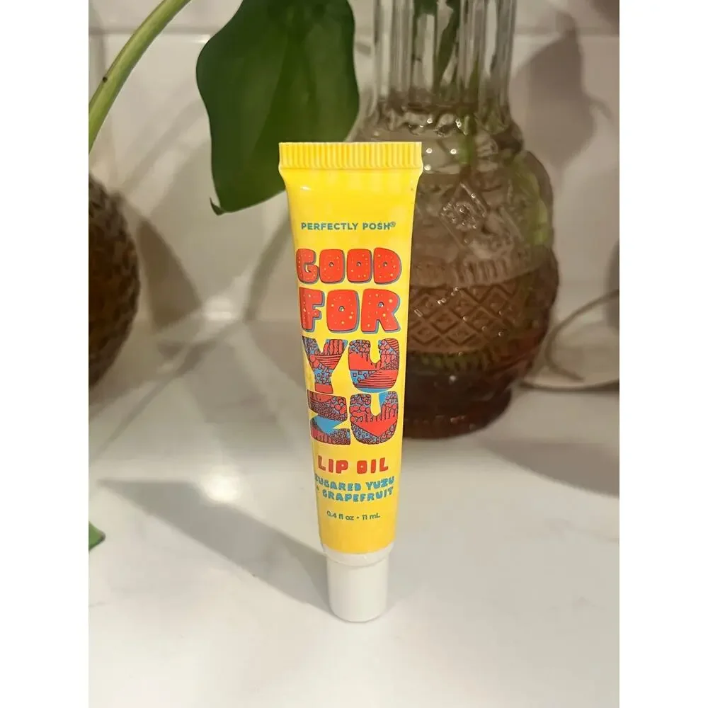 Perfectly Posh Good For Yuzu Lip Oil Sugared Yuzu Grapefruit Retired Rare